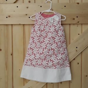 Gymboree Dress with White Flowers 5T
